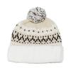 2025 autumn and winter new fair island bohemian geometric rhombus jacquard knitted hat big head circumference wool hat women