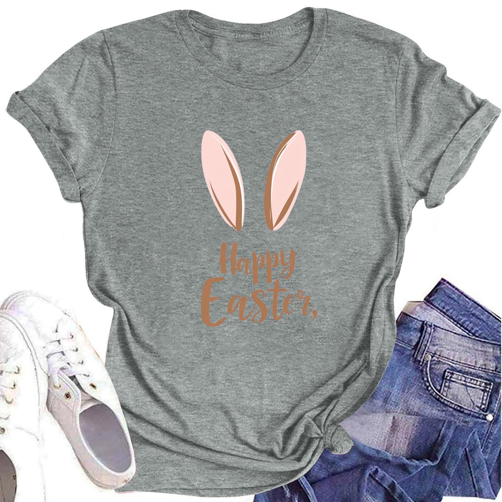 

Женская футболка с круглым вырезом и короткими рукавами S