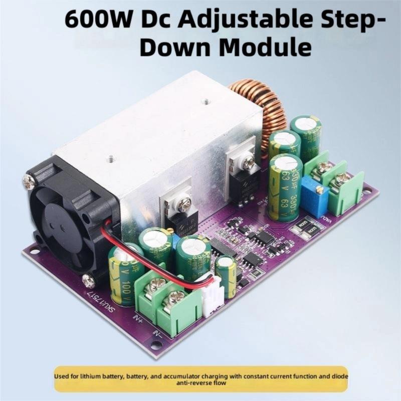 User Friendly Power Supply Module Easy Installation No Solder Required 600W 25A Constant Current with Wide Voltages Ranges for Various Applications