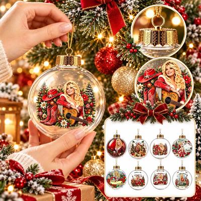 Weihnachtskugel-Schmuck Hängende Dekoration für Weihnachtsbaum, Zuhause und Party-Dekor