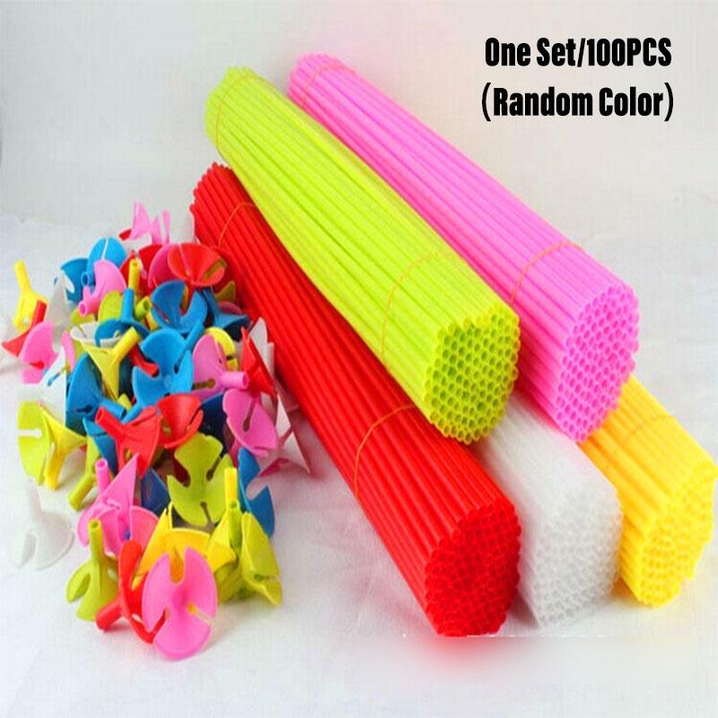 Kunststoff-Ballonhalter für Partydekorationen 27cm und 32cm Set mit 100 Stück