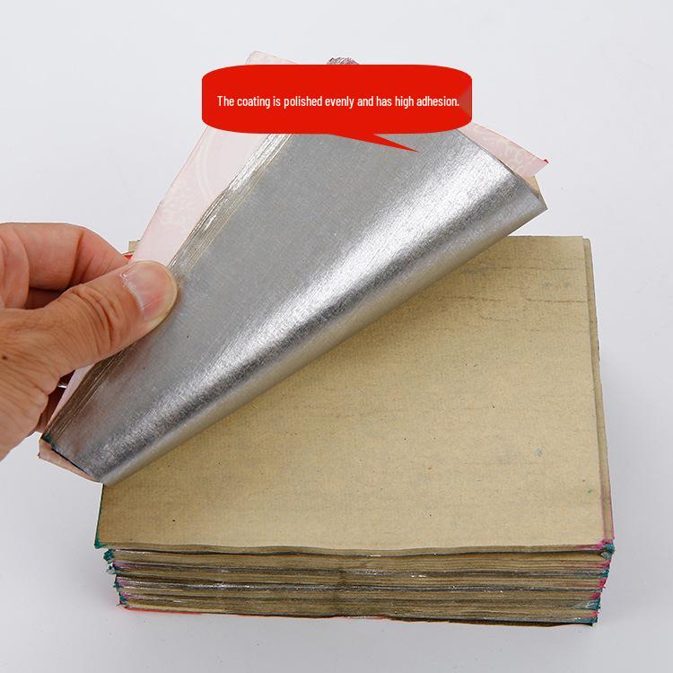 Qingming & Zhongyuan Festival Joss Paper Tin Foil Set with Folded Ingots