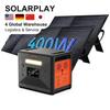 Solarplay 2304Wh Sistem de Stocare Solară pentru Balcon Stație de Alimentare LiFePO4 cu Panou Solar Încărcare Rapidă 1.5H Stoc DE Livrare Locală