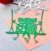 Metal Die Cuts Seesaw Frog Scrapbooking Stencil Card Embossing DIY Photo Album