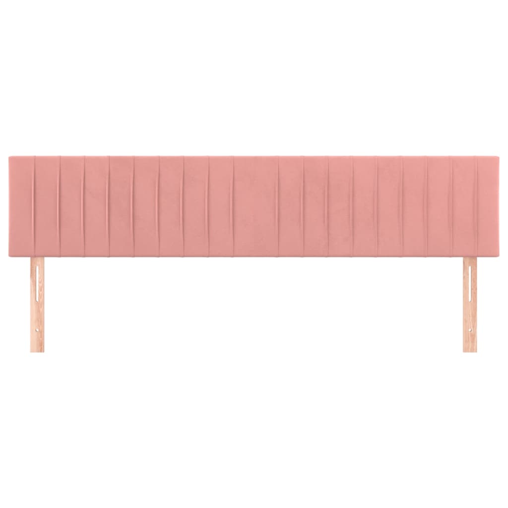 Headboard in Pink 160 x 5 x 78 88 cm Velvet