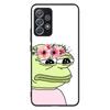 Trauriger Frosch Pepe Meme Muster Handyhülle für Samsung Galaxy A03s A10 A20 A21s A31 A40 A41 A42 A50 A51 A52 A70 A71 A72 A32 A82