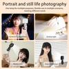 9 Gear Brightness Phone Light with Clip 2500-6000K Selfie Light Rotating Clip on Fill Light for Photography Portable