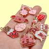 16 Styles KC Gold Drop Oil Fresh Flower Valentine's Day Pendant Charms - Premium and Creative Ornaments