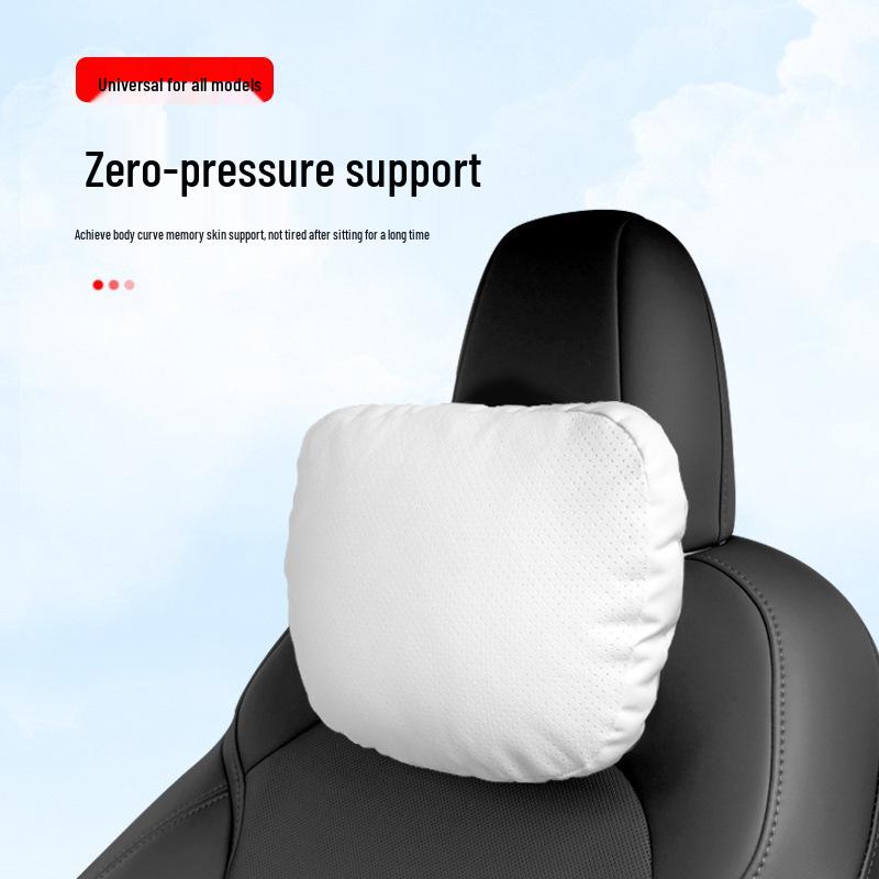 High-End Suede Neck & Lumbar Support Pillow for All Tesla Models