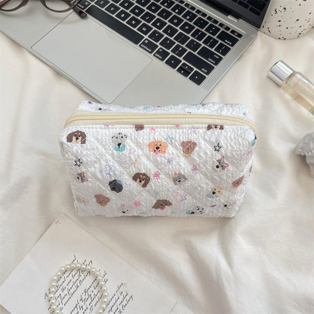 Roze Bloem Vrouwen Schattige Make-up Tas Reis Organizer Cosmetica Munten Handtas Pouch Meisjes Schattig Cartoon Vierkant Rits Cosmetische Tassen