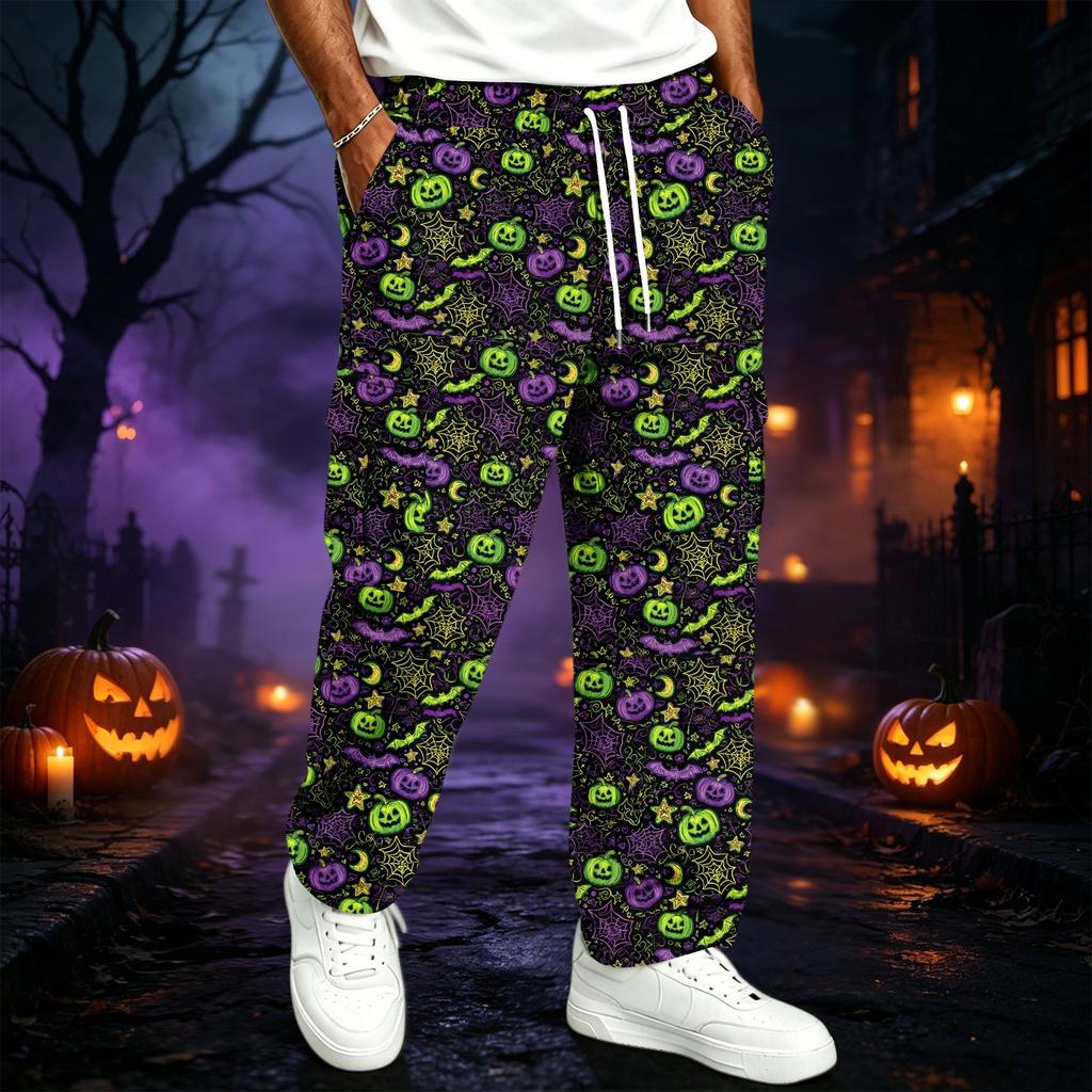 Men's Casual Straight Leg Drawstring Cargo Joggers for Daily Commute and Workout