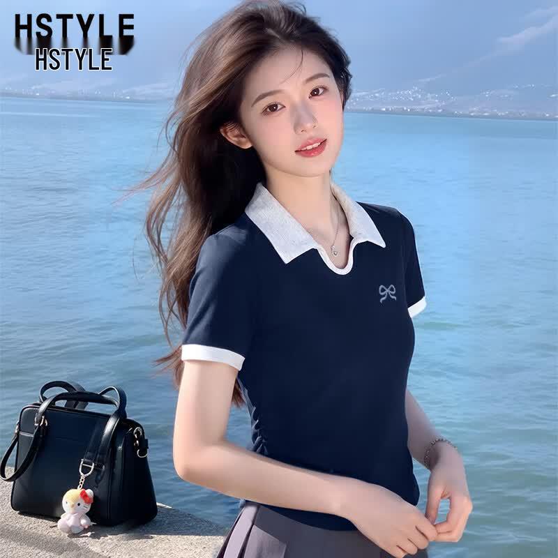 Women s Slim-fit Short Sleeve T-shirt L