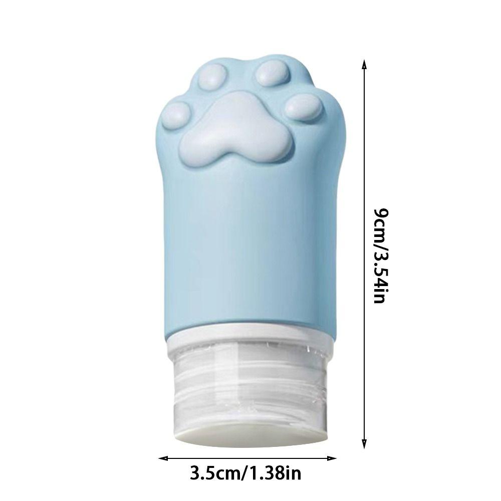 60ML Travel Refillable Bottle Cosmetics Shower Gel Face Cream Shampoo Bottle  for Toiletries Tool