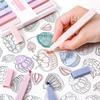 6 Pezzi 6 Colori Evidenziatori Pastel con Punta Morbida Evidenziatori per Studenti Adolescenti Bambini