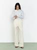 Ganiesong Spring Light Pintuck Pants_Ecru