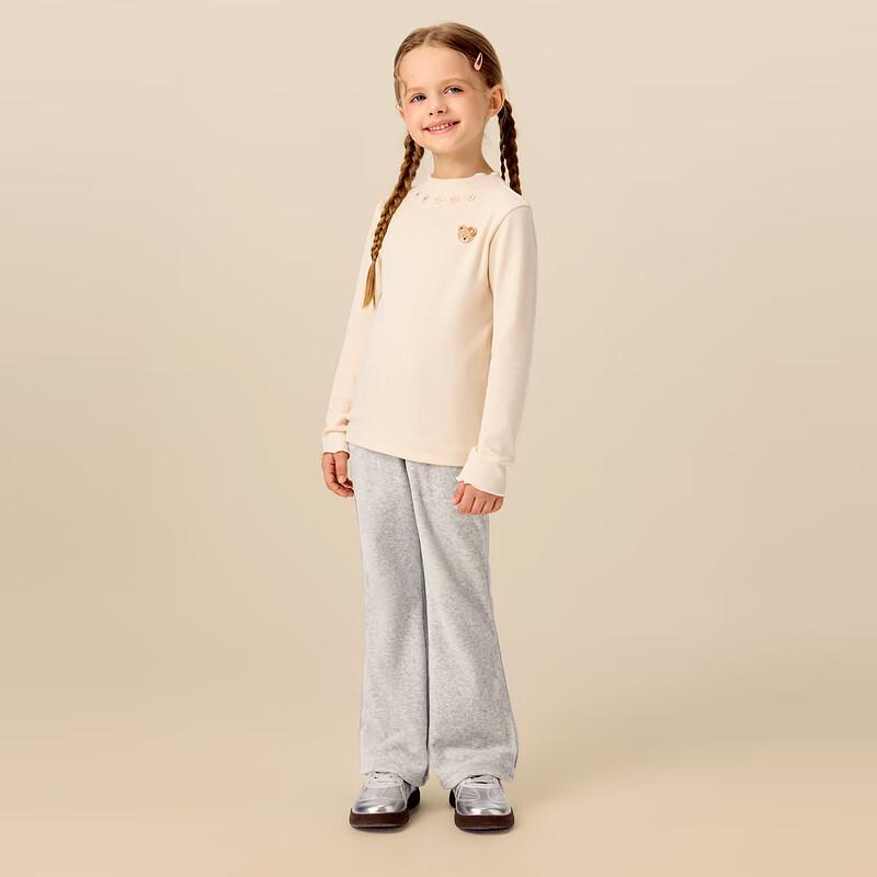PawinPaw Girls' Cartoon Bear Long Sleeve T-Shirt
