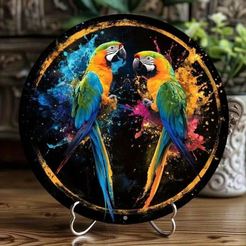 Metal Tin Sign Retro Wall Art 20x20cm Home Decor