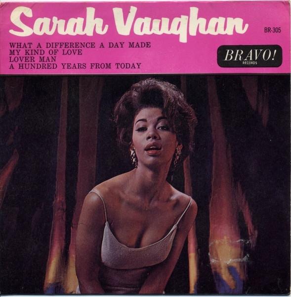 

7inch Record SARAH VAUGHAN - Sarah Vaughan BR305 Bravo! Records 1964 UK Jazz Used