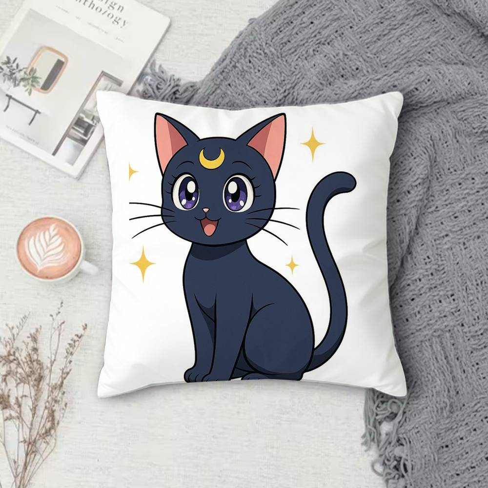 

SSailor Moon Doublesided Printed Square Pillow Cover Decorative Cushion Cover for Sofa Bedroom Bedside 30X30cm