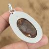 Noreena Jasper Gemstone Flower Anniversary Pendant Jewelry 925 Sterling Silver