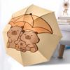 Space Bear Dreams Folding umbrella 8 paraphenoid bones Portable Sun umbrella Umbrella Three folds