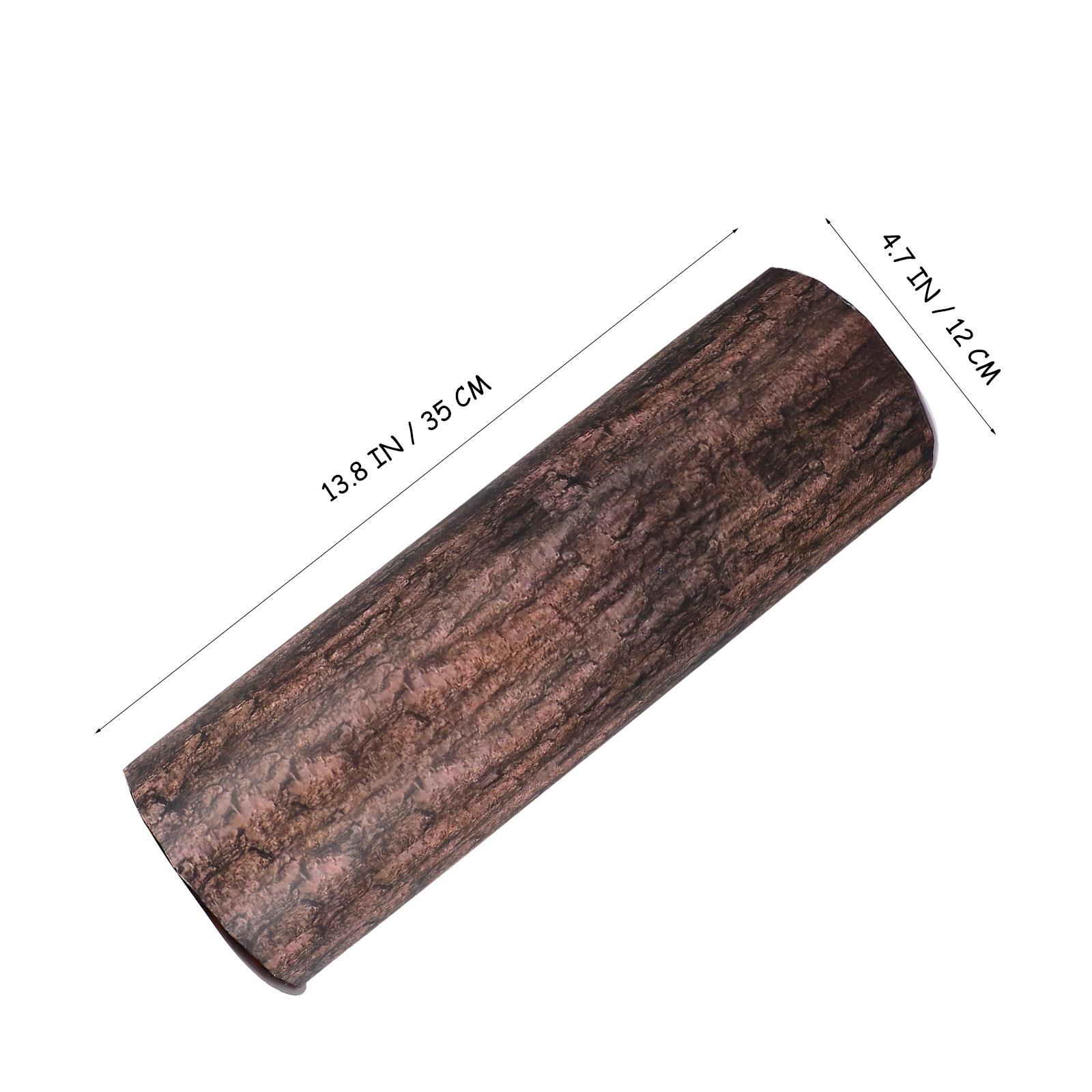 

4Pcs Realistic Faux Wood Stump Decorations Western Cowboy Party Centerpieces Decor Photo Booth Props Rustic Wedding 25X12X12CM