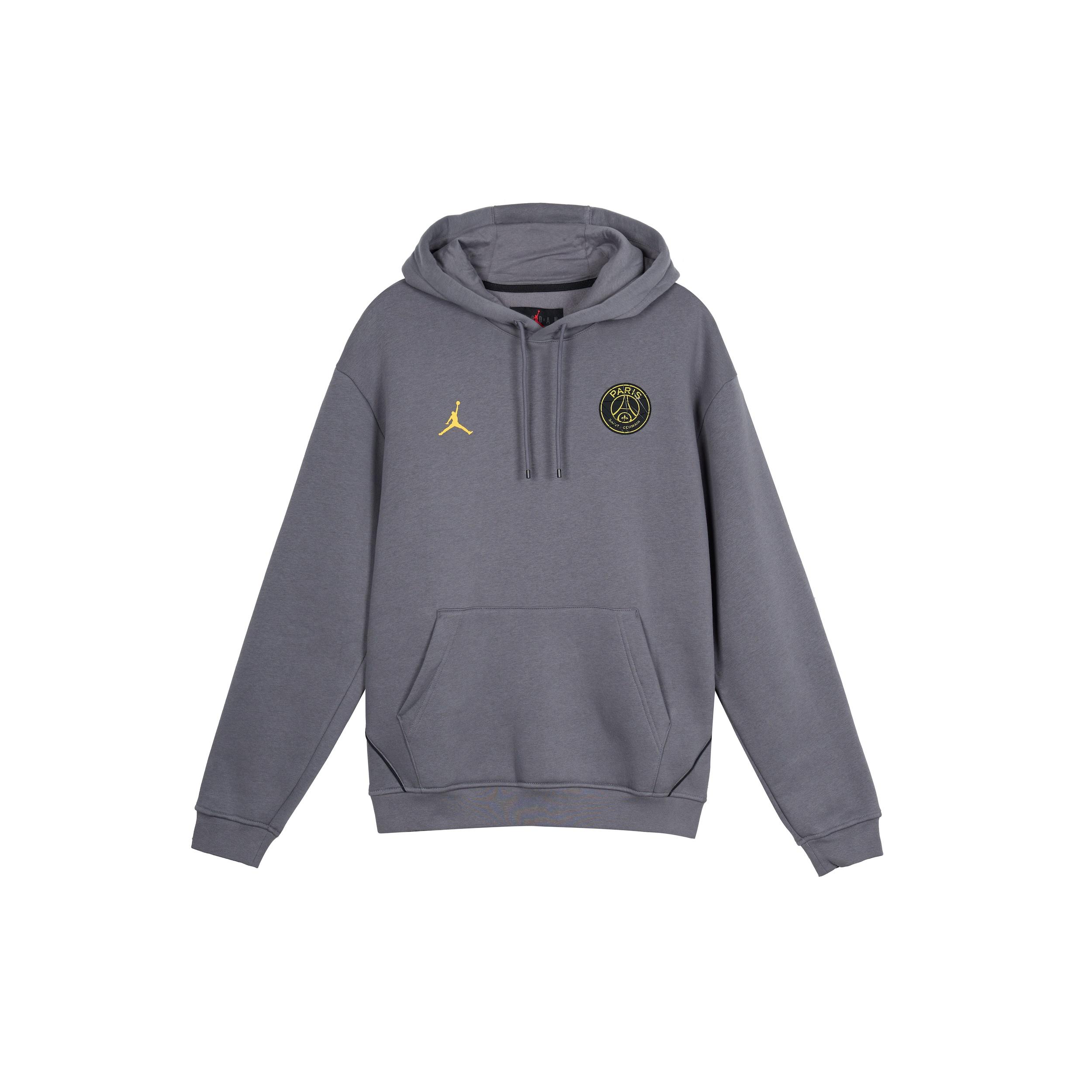 Air Jordan x PSG Hoodie  Black Gold  Men s DV0612-014 XS