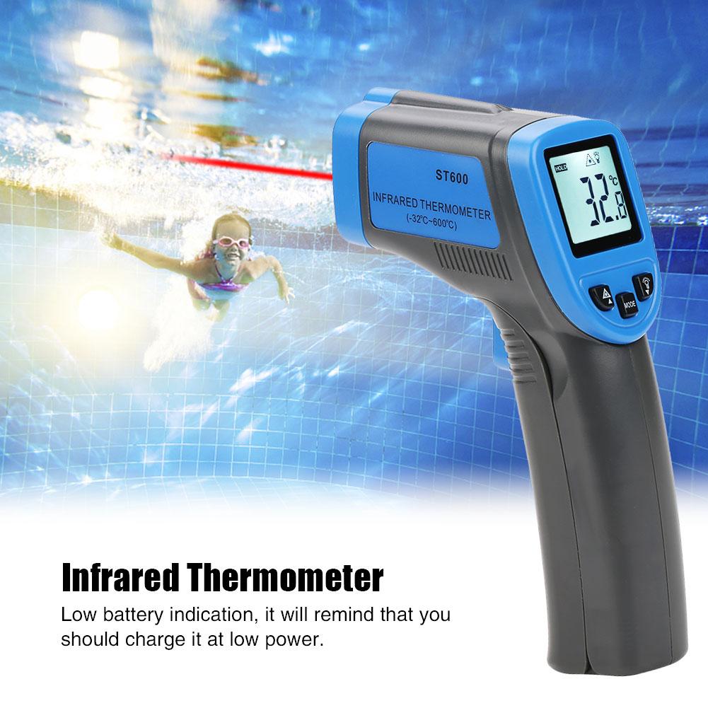 ST600 Handheld NOn Contact Digital LCD ThermometerIR Laser Temperature Gun Tester( 32 600 Celsius )