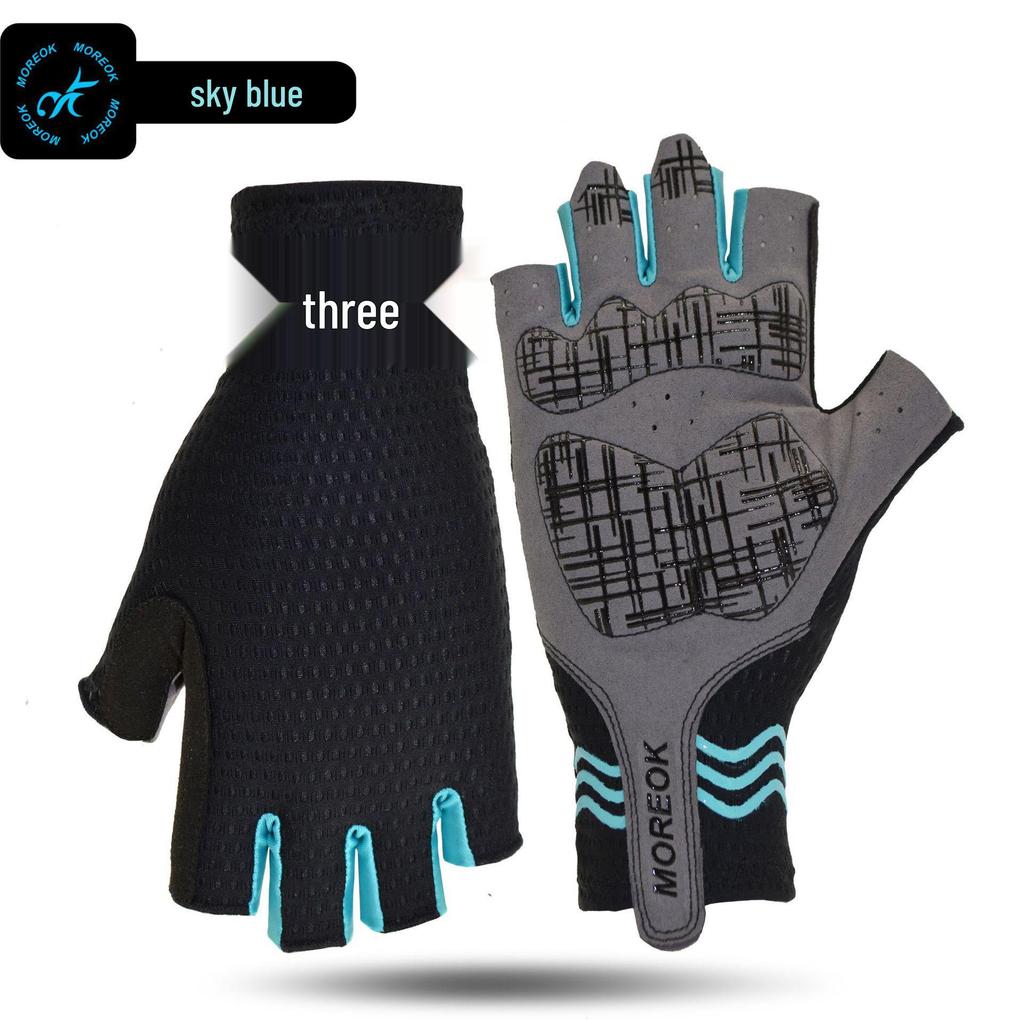 New Mountain Road Bike & Motorcycle Half-Finger Riding Gloves for Outdoor Sports