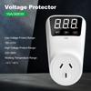 HLP02 Digitale automatische Spannungsschutzsteckdose 230 V 16 A LCD-Display Überspannungsschutzsteckdose