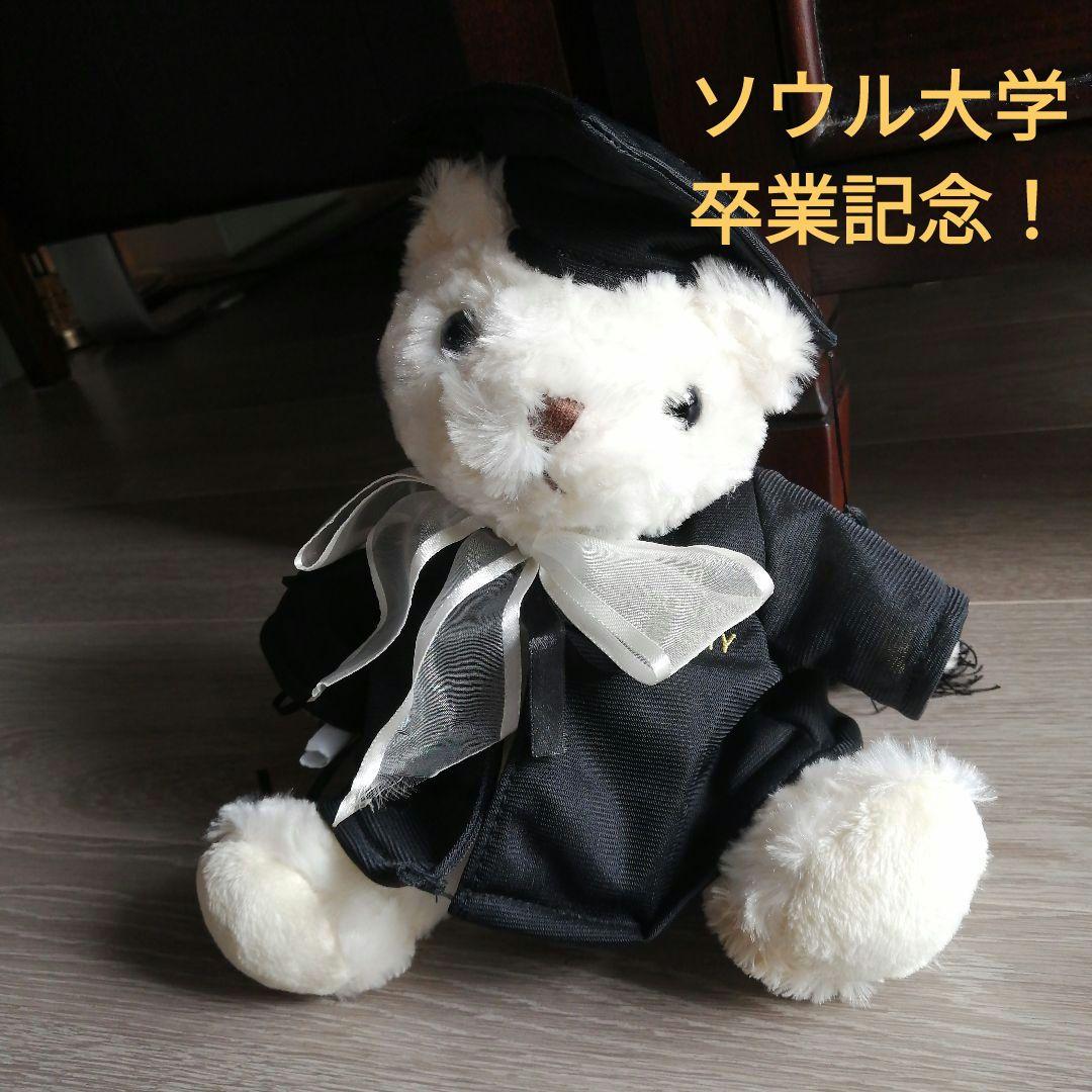 

[USED] Extremely rare Seoul National University graduation commemorative teddy bear