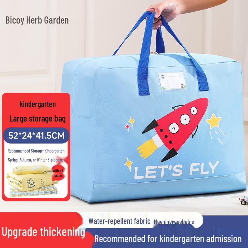 Kids Portable Oxford Quilt Storage Bag