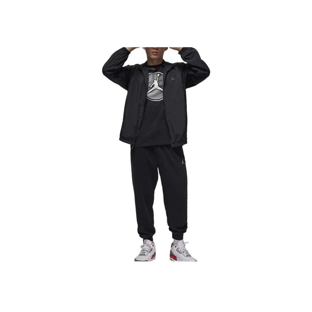 Jordan Fashionable Comfortable Soft Crew Neck Pullover Short Sleeve T-Shirt Men Tops Black FZ1944-010