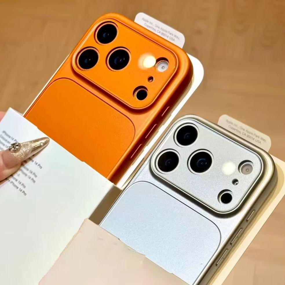 Luxury Hard Acrylic Matte Armor Case for iPhone 17 Air 16 15 14 13 Pro Max 17pro Plain Color Protective Bumper Cover