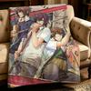 Game H-Hakuoki-I Throw Thick Comfort Flannel Quilt, Multi-scene Use Indoor Outdoor Daily Nap