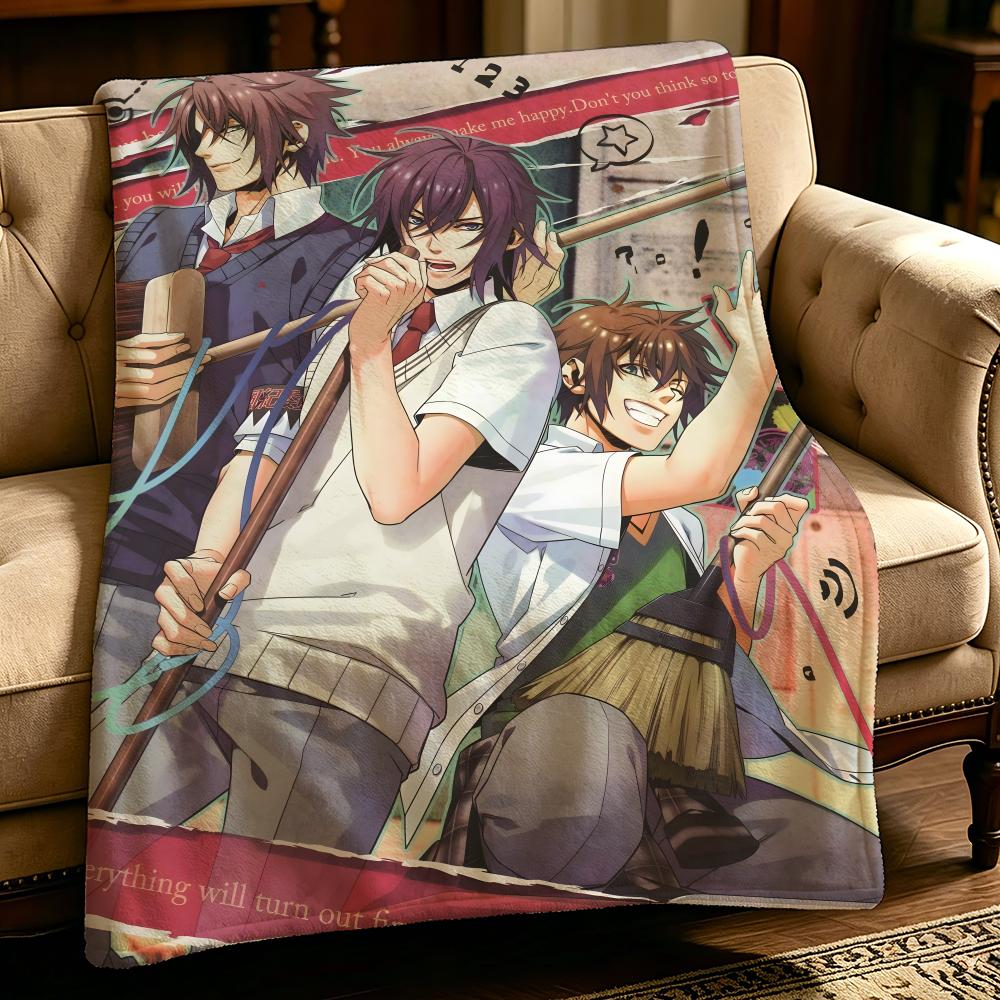 Game H-Hakuoki-I Throw Thick Comfort Flannel Quilt, Multi-scene Use Indoor Outdoor Daily Nap