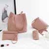 4Pcs/Set Crossbody Bags Women Bag Set Leather Shoulder Bags Purse Ladies Pu Crossbody Bag
