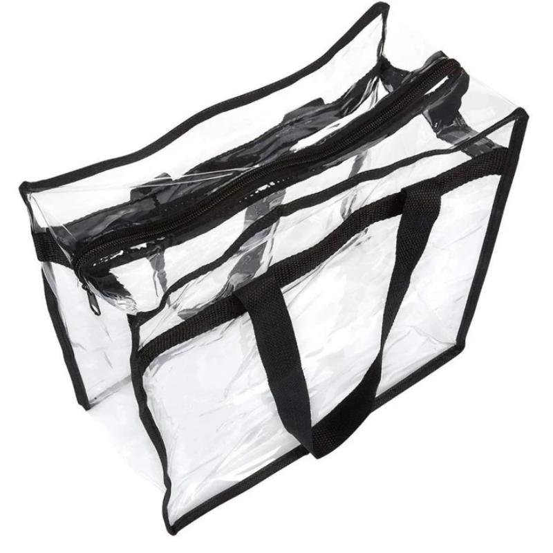 Sac Fourre-tout Transparent Imperméable pour Femme Mode Transparent Approuvé pour les Stades Sac à Main pour Événements Sportifs Concerts Voyages