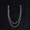 Hip-Hop Double-Layer Metal Trouser Chain Men'S And Women'S Niche Style Waist Chain Personalized Fashion Jeans Accessories