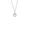 S925 Moonstone Flower Necklace - Women's Fashion, Light Luxury, Elegant Collarbone Chain