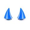 2-1pcs Short Devil Horns Helmet Decorative Sticker Motorcycle Bike Helmet Shape DIY Rubber Decorative Headgear Accessories