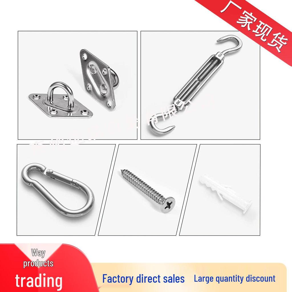 Heavy-Duty Stainless Steel Hammock Chair Hanging Kit with Load-Bearing Spring Hook for Swing, Sandbag, and Yoga Suspension