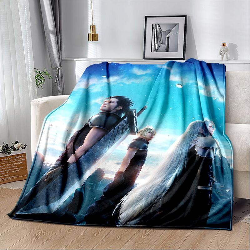 29 Style New Sephiroth Final Fantasy Games Cloud Tifa Aerith Blanket,Soft Throw Blanket for Home Bedroom Bed Sofa Cover Kids