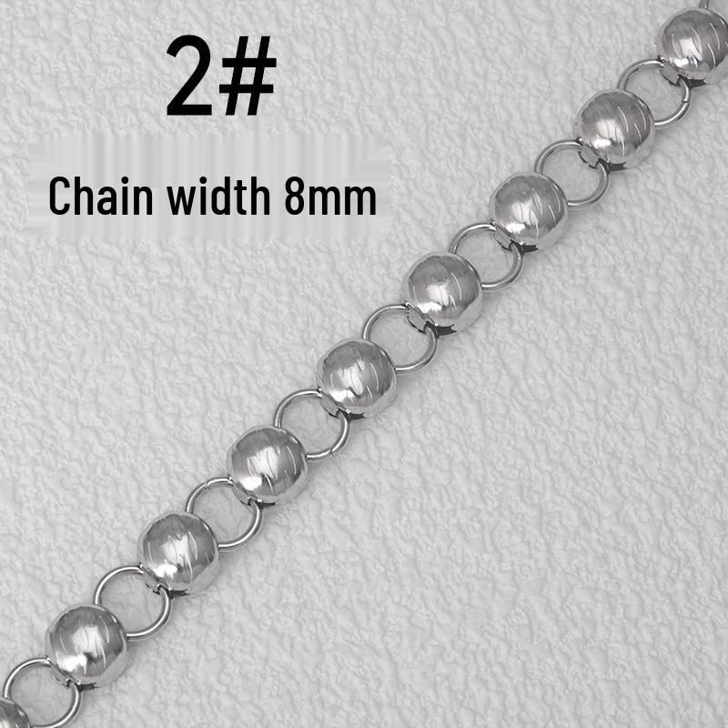 Handmade DIY Stainless Steel Necklace Bracelet Clavicle Chain Accessories