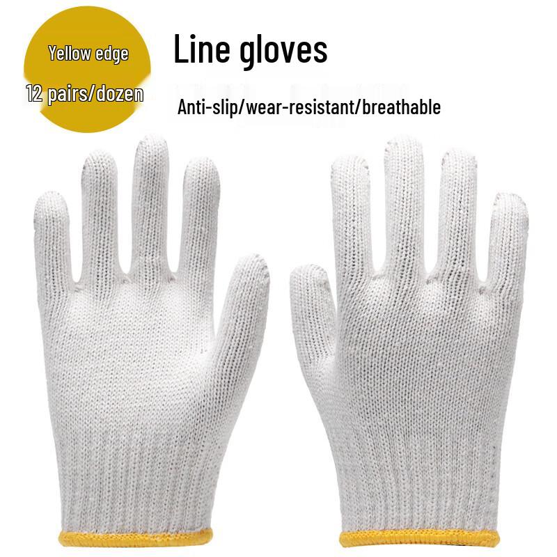 Heavy-Duty Cotton Work Gloves