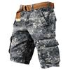 Men's Independence Day Printed Multi Pocket Workwear Shorts