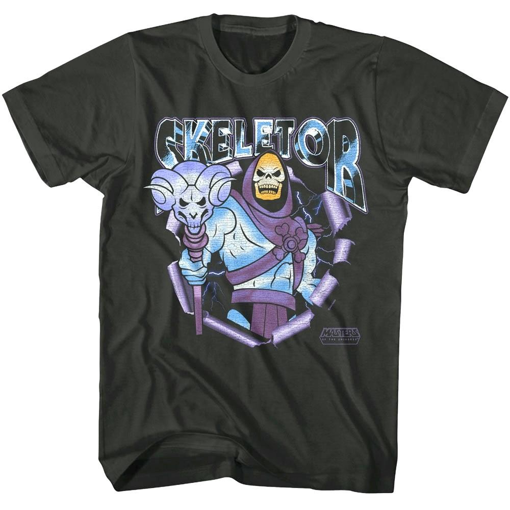 Skeletor Bursting Through Men T Shirt S