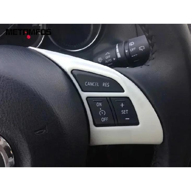 For Mazda 6 M6 Atenza 2013-2015 CX-5 2013-2016 Matte Steering Wheel Cover Trim Sequ Frame Interior Accessories Car Styling