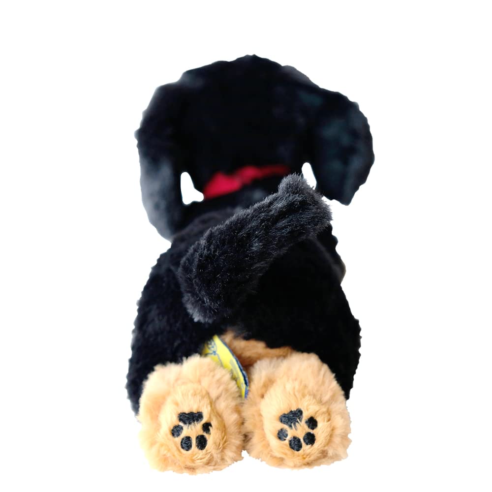 Sunlemon Miniature Dachshund BK SS 13 x 28 x 12 cm Plush Toy Animal Cute Dog Knee-Hugging P-8072
