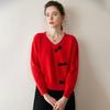 Autumn Winter Retro Ethnic Cashmere Cardigan for Women - Loose Fit Frog Button Knitwear, Fashionable Long Sleeve Sweater